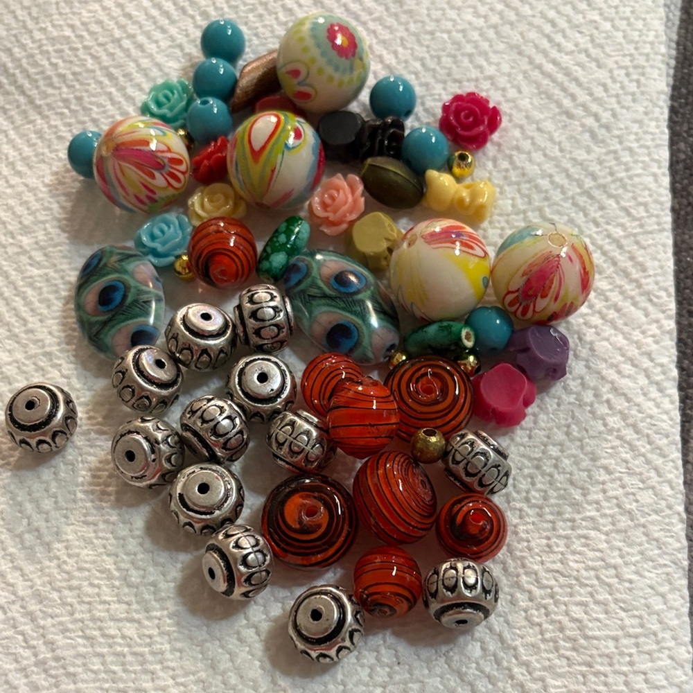 Colorful Bead Assortment for Arts & Crafts